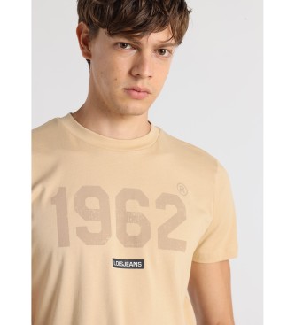 Lois Jeans Koszulka graficzna z krótkim rękawem 1962 brązowa