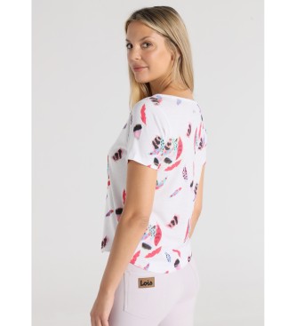 Lois Jeans Camiseta Escote Abierto blanco