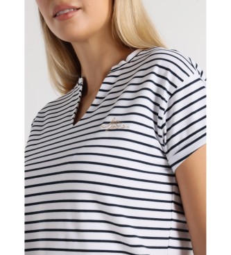 Lois Jeans Camiseta Estampado de rayas Blanco