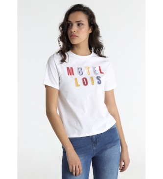 Lois Jeans Kurzarm-T-Shirt wei