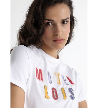Lois Jeans Kurzarm-T-Shirt wei
