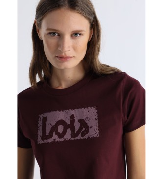 Lois Jeans Camiseta Romina Abbey granate