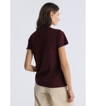 Lois Jeans Camiseta Romina Abbey granate