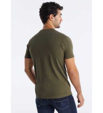 Lois Jeans Koszulka Romeo Perfecto zielona