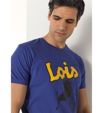 Lois Jeans Basic blauw t-shirt met korte mouwen