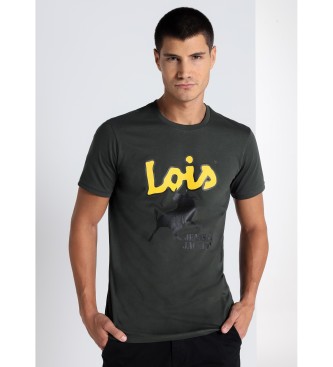 Lois Jeans Basic Kurzarm-T-Shirt grn