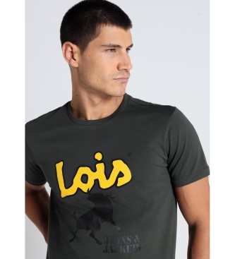 Lois Jeans Basic Kurzarm-T-Shirt grn