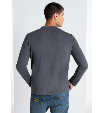 Lois Jeans T-shirt basique  manches longues gris