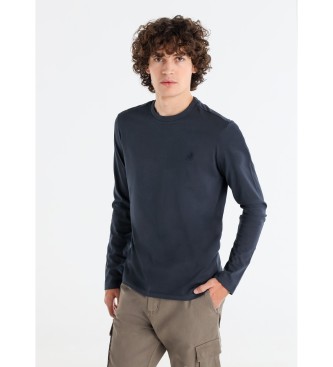 Lois Jeans T-shirt tissu surdou marine