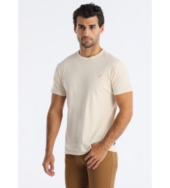Lois Jeans Beigefarbenes Wiston Riley-T-Shirt