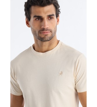 Lois Jeans Beigefarbenes Wiston Riley-T-Shirt
