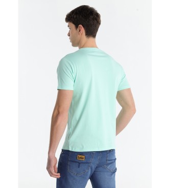 Lois Jeans Turquoise basic T-shirt