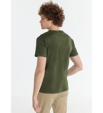 Lois Jeans Green basic T-shirt