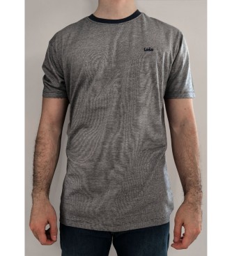Lois Jeans Basic T-shirt blue woven texture
