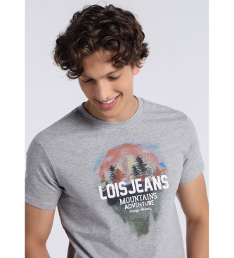 Lois Jeans T-shirt met korte mouwen 131962 Grijs