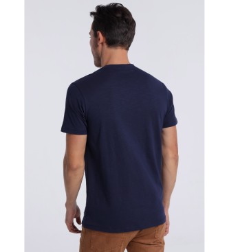 Lois Jeans Kurzarm-T-Shirt 131943 navy