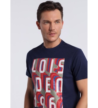 Lois Jeans Kurzarm-T-Shirt 131943 navy
