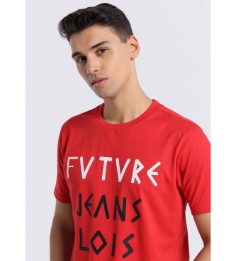 Lois Jeans T-shirt 133332 czerwony