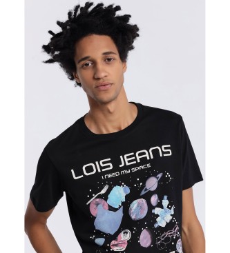 Lois Jeans T-shirt 133324 preta