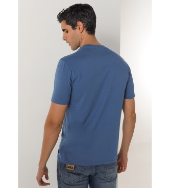 Lois Jeans Blaues Kurzarm-T-Shirt