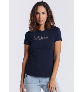 Lois Jeans Navy kortrmet t-shirt