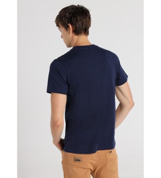 Lois Jeans Koszulka z krótkim rękawem z grafiką elektryczną na piersi