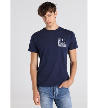 Lois Jeans Maglietta con la zuppa di alfabeto blu