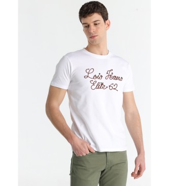 Lois Jeans Kortrmad T-shirt vit