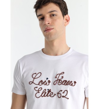 Lois Jeans Kortrmad T-shirt vit