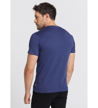 Lois Jeans T-shirt basica a maniche corte blu navy