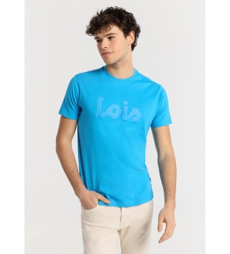 Lois Jeans Lois logo Puff T-shirt  manches courtes bleu
