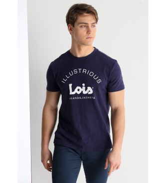 Lois Jeans Camiseta de manga corta con grfica contraste marino