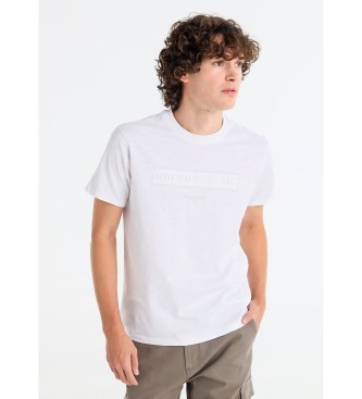 Lois Jeans White embossed T-shirt