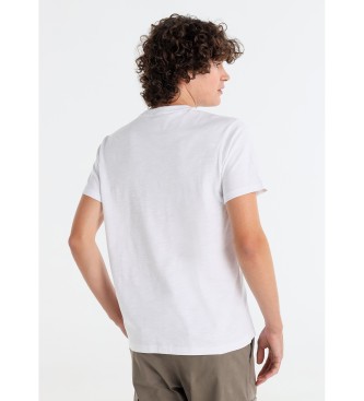 Lois Jeans White embossed T-shirt