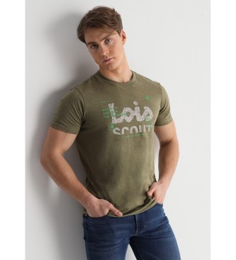 Lois Jeans Kortrmet t-shirt med grnt spejderlogo