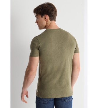 Lois Jeans T-shirt a manica corta con logo scout verde