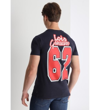 Lois Jeans T-shirt a manica corta con stampa 62 navy
