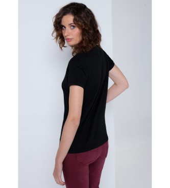 Lois Jeans T-shirt  manches courtes imprim noir