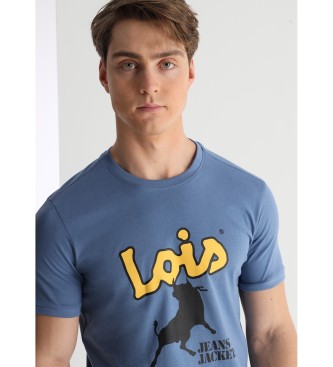 Lois Jeans T-shirt met blauwe zeefdruk