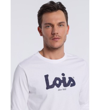 Lois Jeans Lngrmad T-shirt 131945 Vit