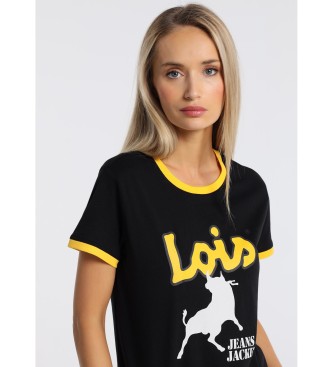 Lois Short sleeve T-shirt 132115 Black