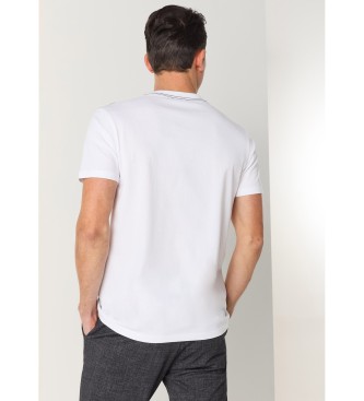 Lois Jeans T-shirt grfica de manga curta branca
