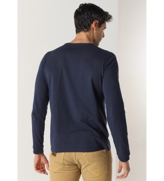 Lois Jeans Long sleeve graphic t-shirt navy