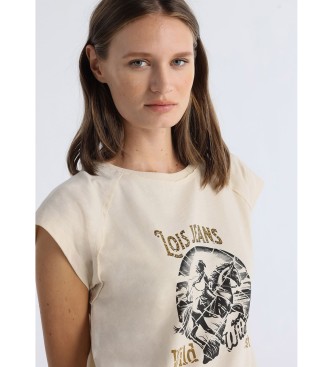 Lois Jeans Camiseta Mindy Sakura beige