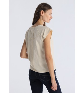 Lois Jeans Camiseta Mindy Sakura beige