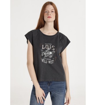 Lois Jeans Camiseta Mindy Sakura gris