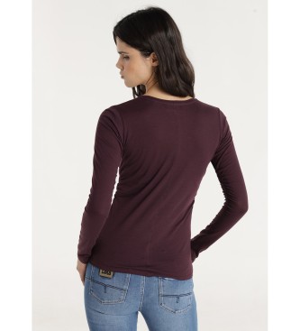 Lois Jeans Camiseta Rita Einar granate