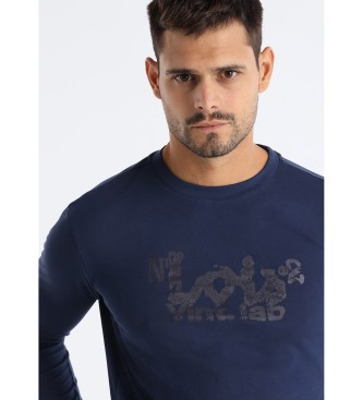 Lois Jeans Granatowa koszulka Hugo Teo