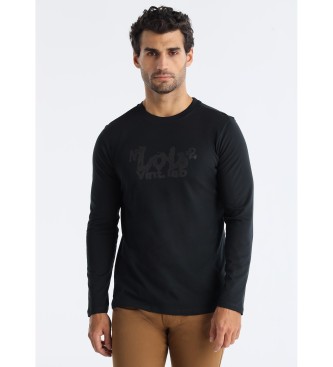 Lois Jeans T-shirt Hugo Teo czarny