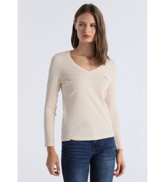 Lois Jeans Camiseta Sydra Kaia beige